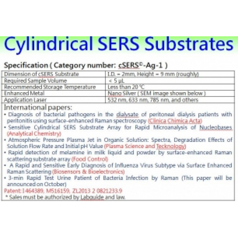   Cylindrical SERS Substrates International papers