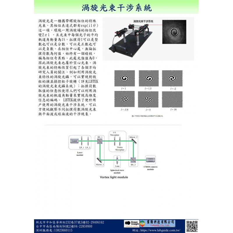 渦旋光束干涉系統