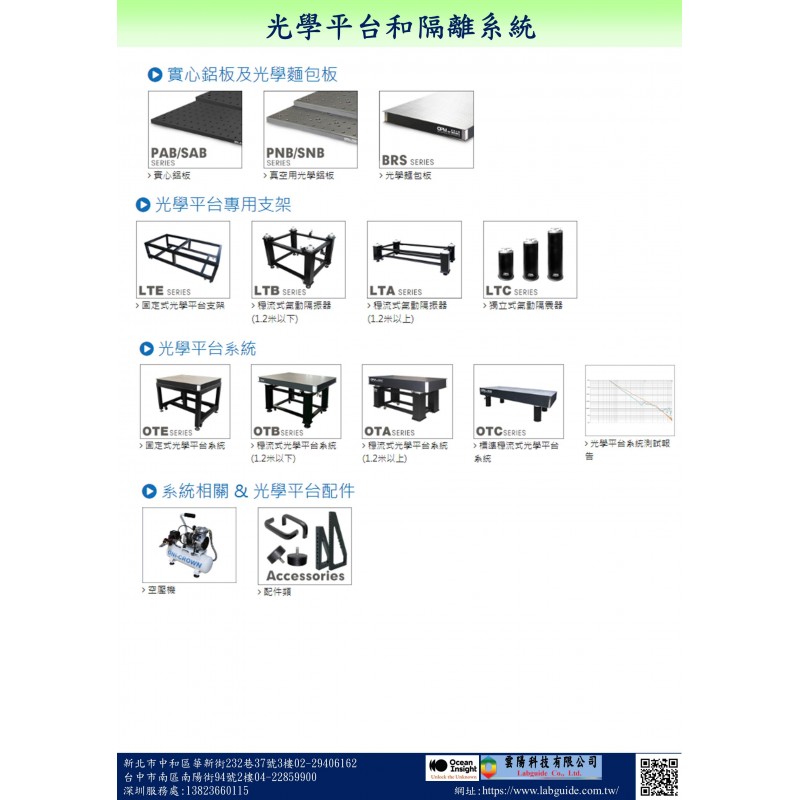 光學平台和隔離系統
