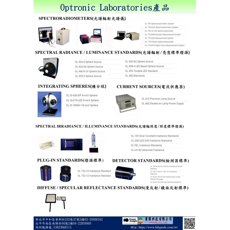 Optronic Laboratories產品
